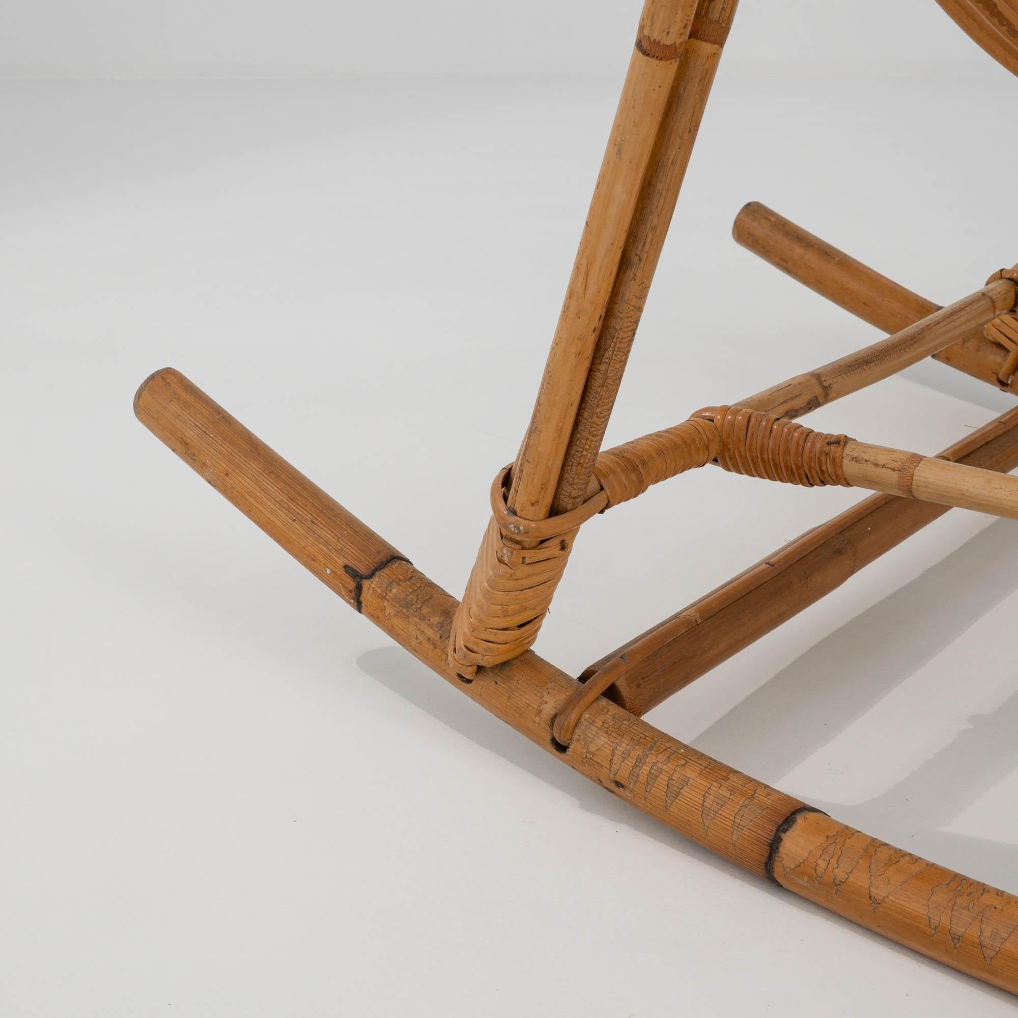 Sillón francés de bambú de los años 60 en venta 4