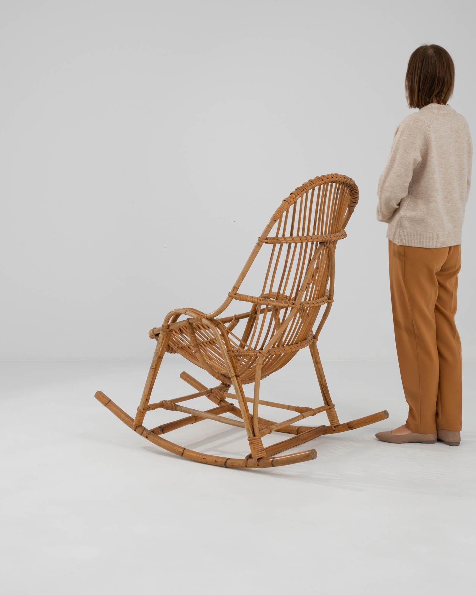 Sillón francés de bambú de los años 60 Bambú en venta
