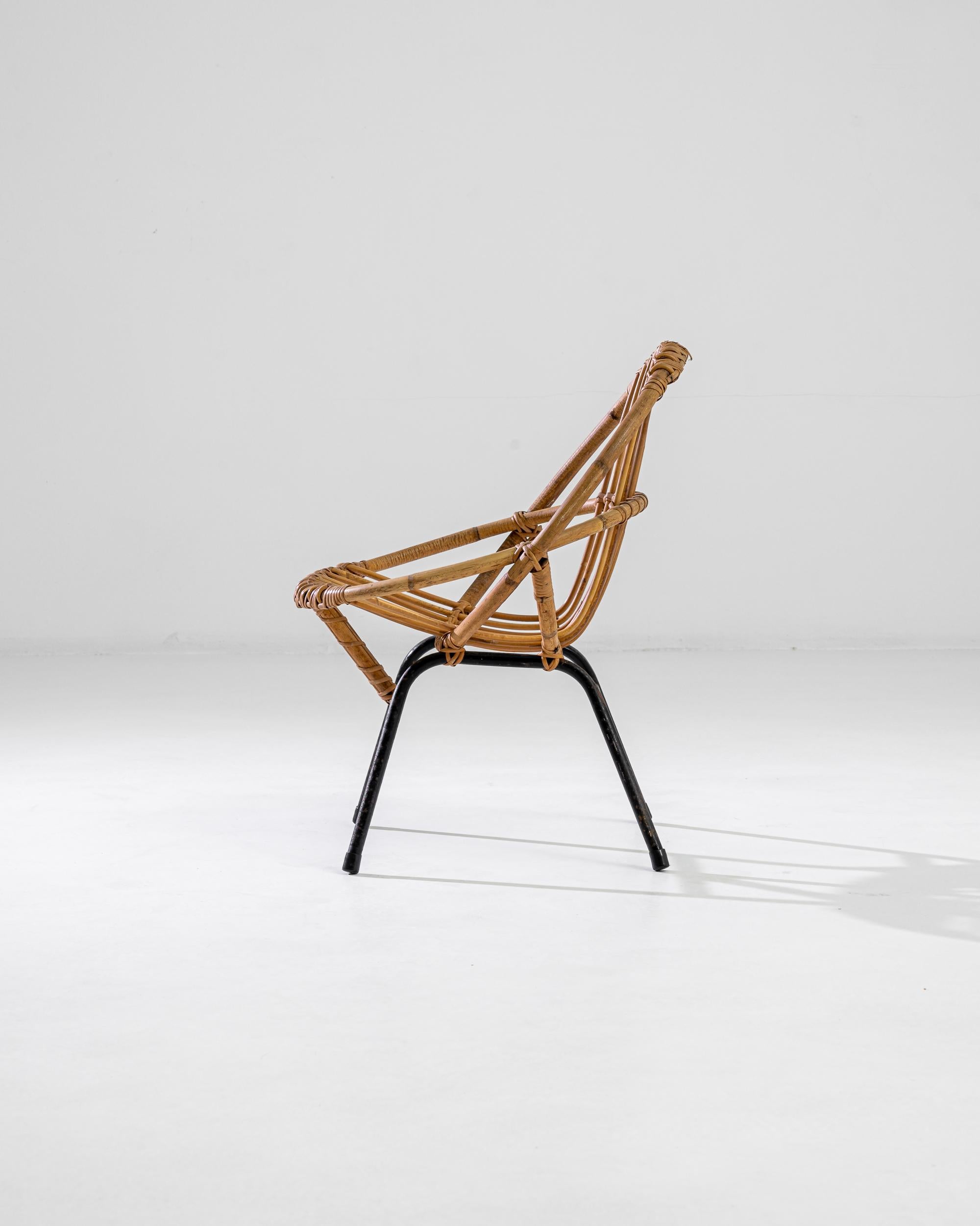 1960er Jahre Französisch Bambus Stuhl im Zustand „Gut“ im Angebot in High Point, NC