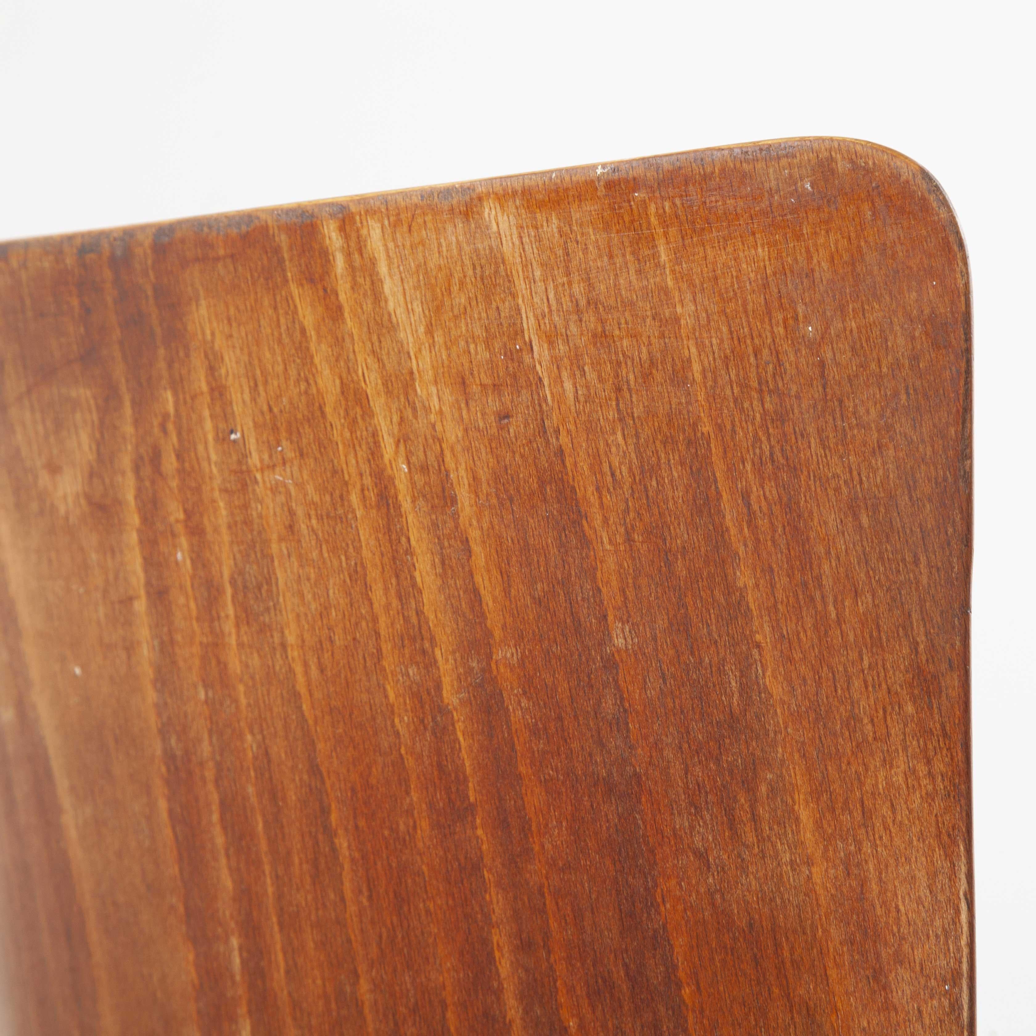 1960's French Baumann Bentwood Dove Dining Chair, Set of Eight 6