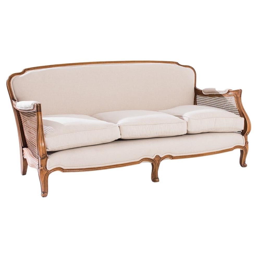 1960s French Cabriole Sofa For Sale