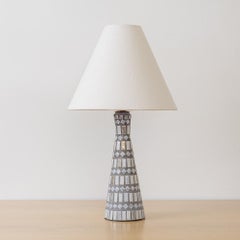 1960s French Ceramic and Tile Table Lamp