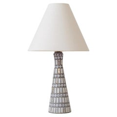1960s French Ceramic and Tile Table Lamp