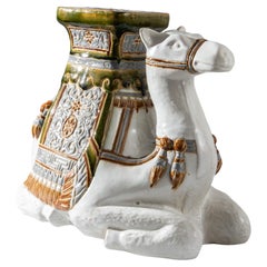 Camel en céramique française des années 1960