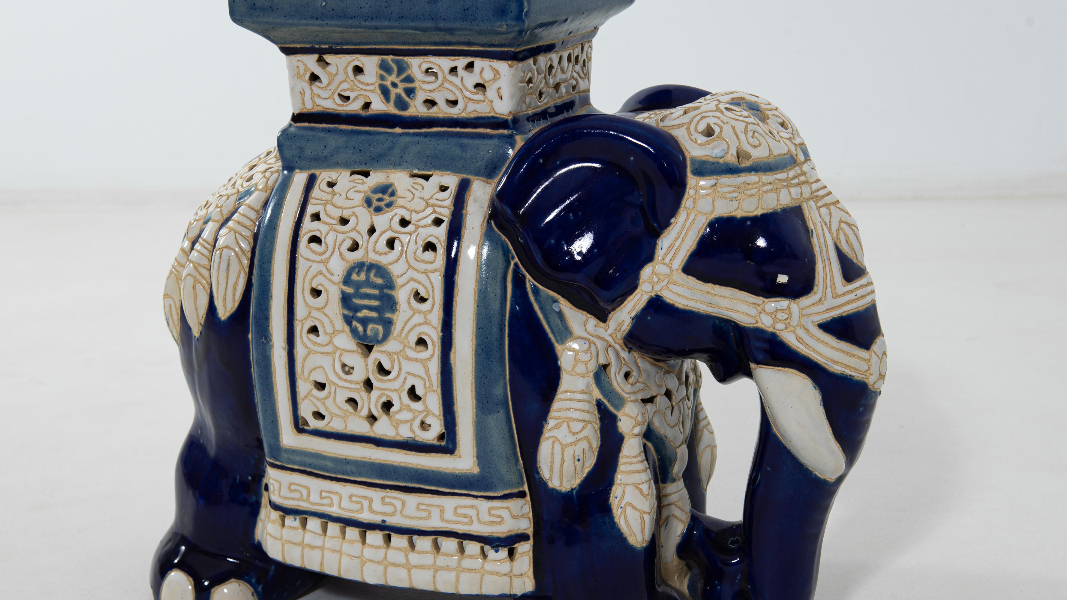 1960s French Ceramic Elephant 7