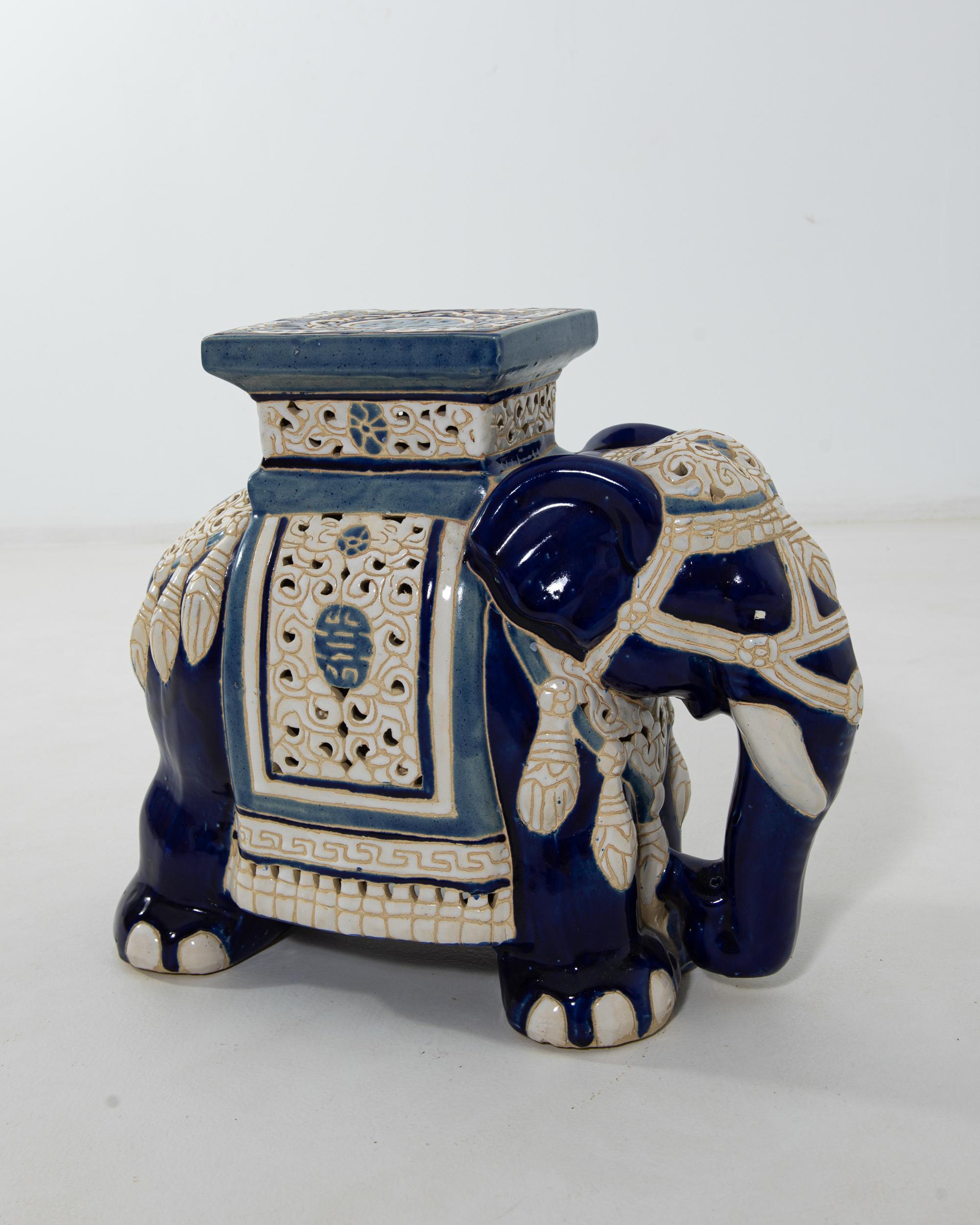 1960s French Ceramic Elephant 10