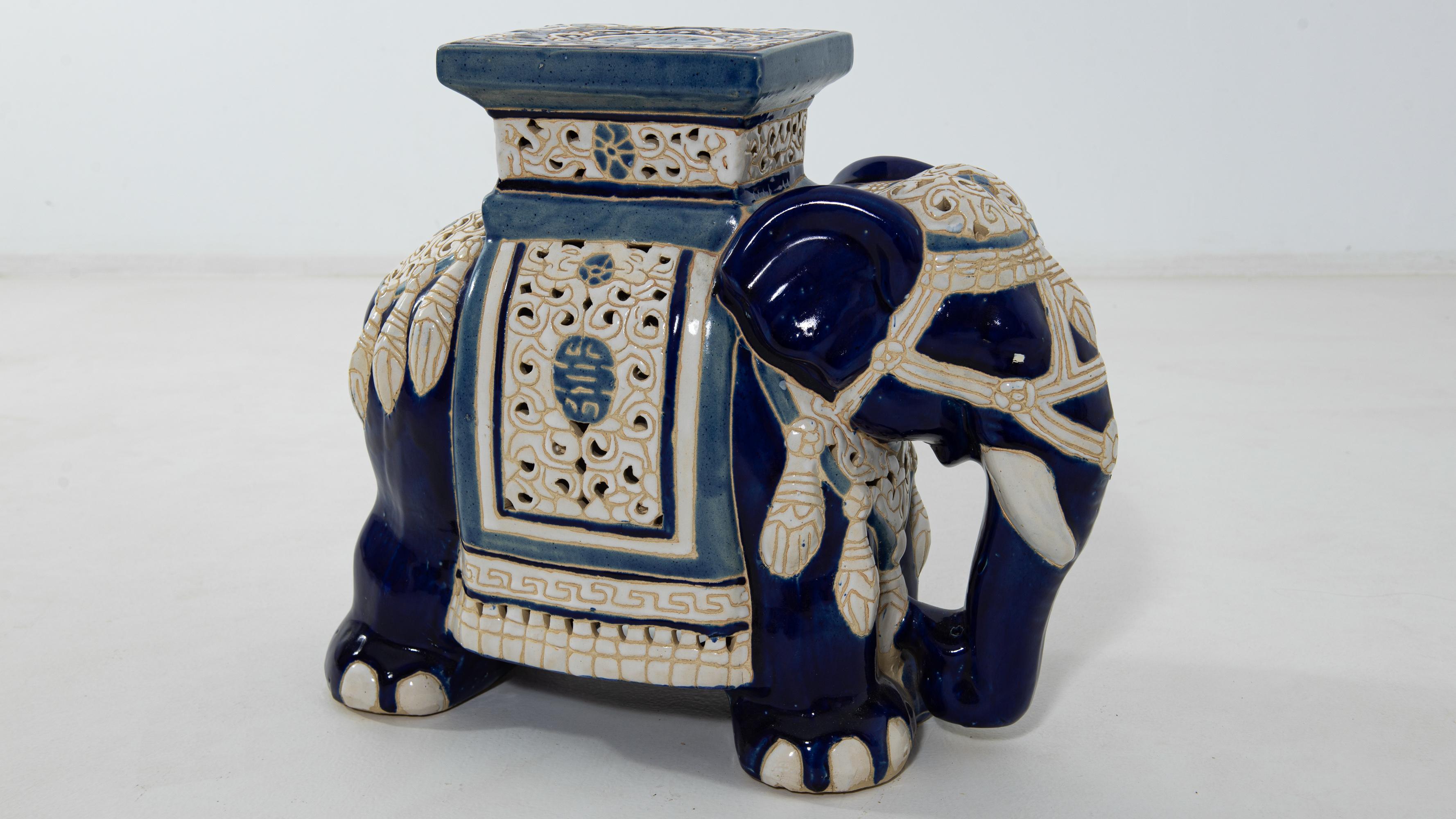 1960s French Ceramic Elephant 11