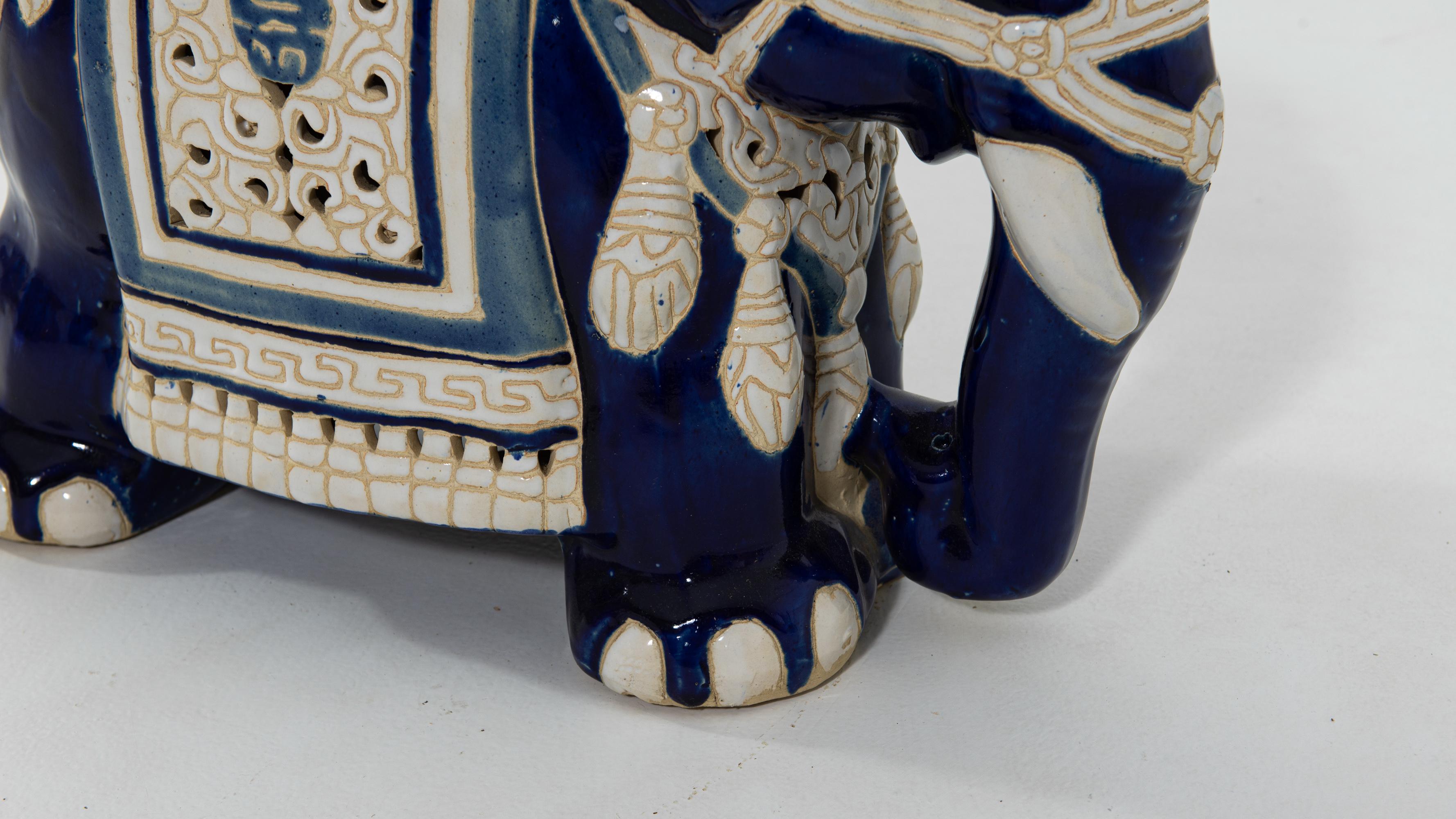 1960s French Ceramic Elephant 13