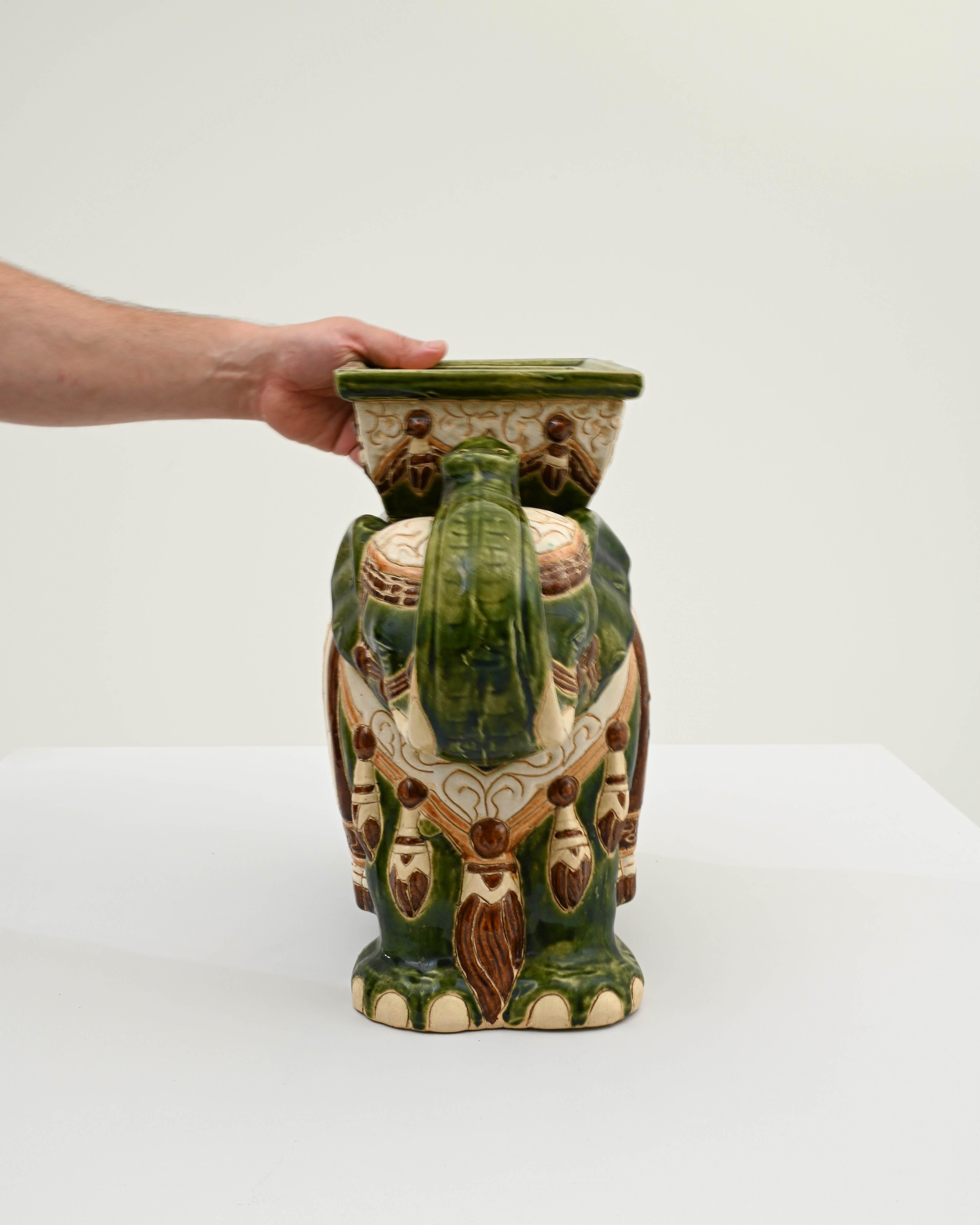 elephant ceramique ancien