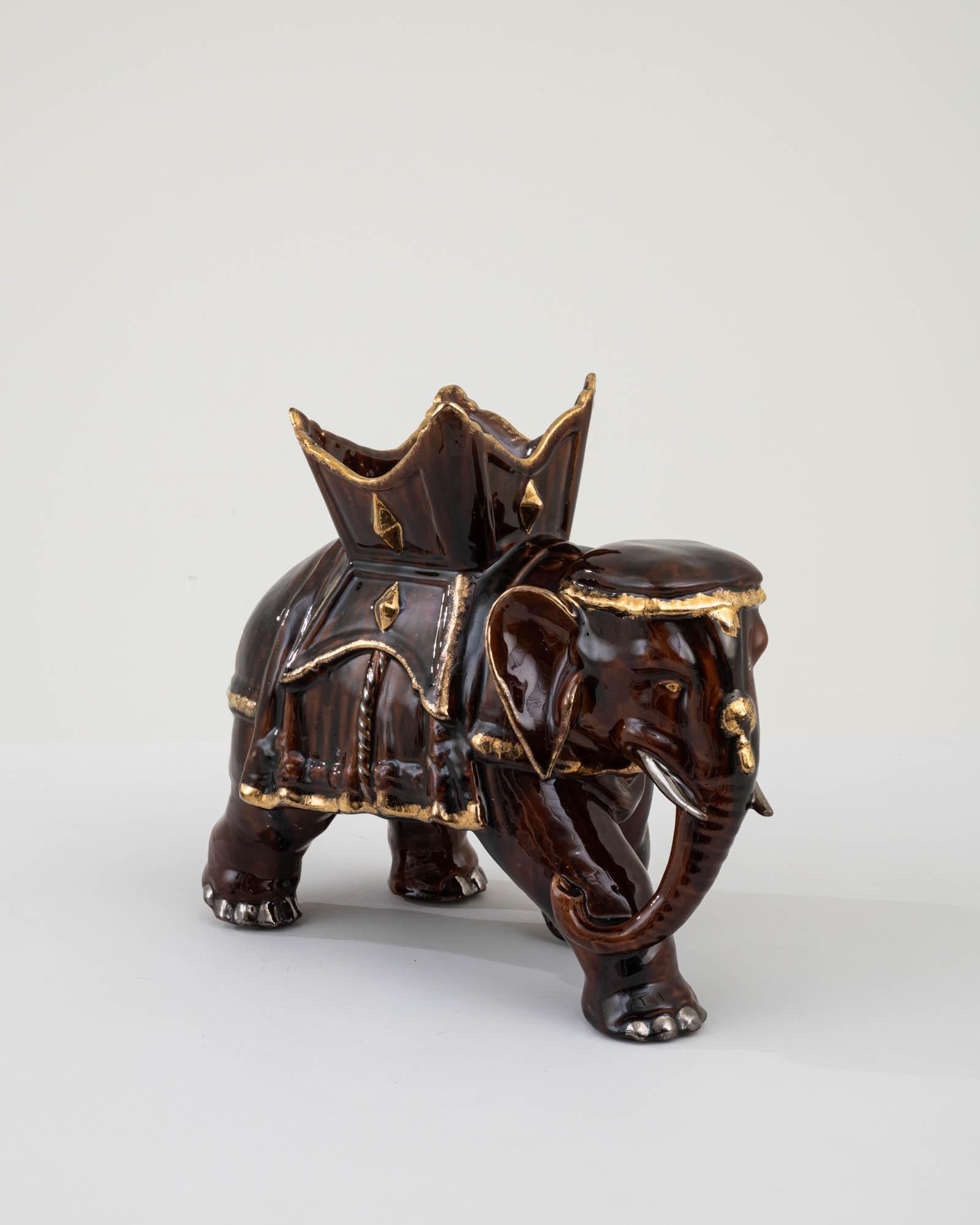 20th Century 1960s French Ceramic Elephant For Sale