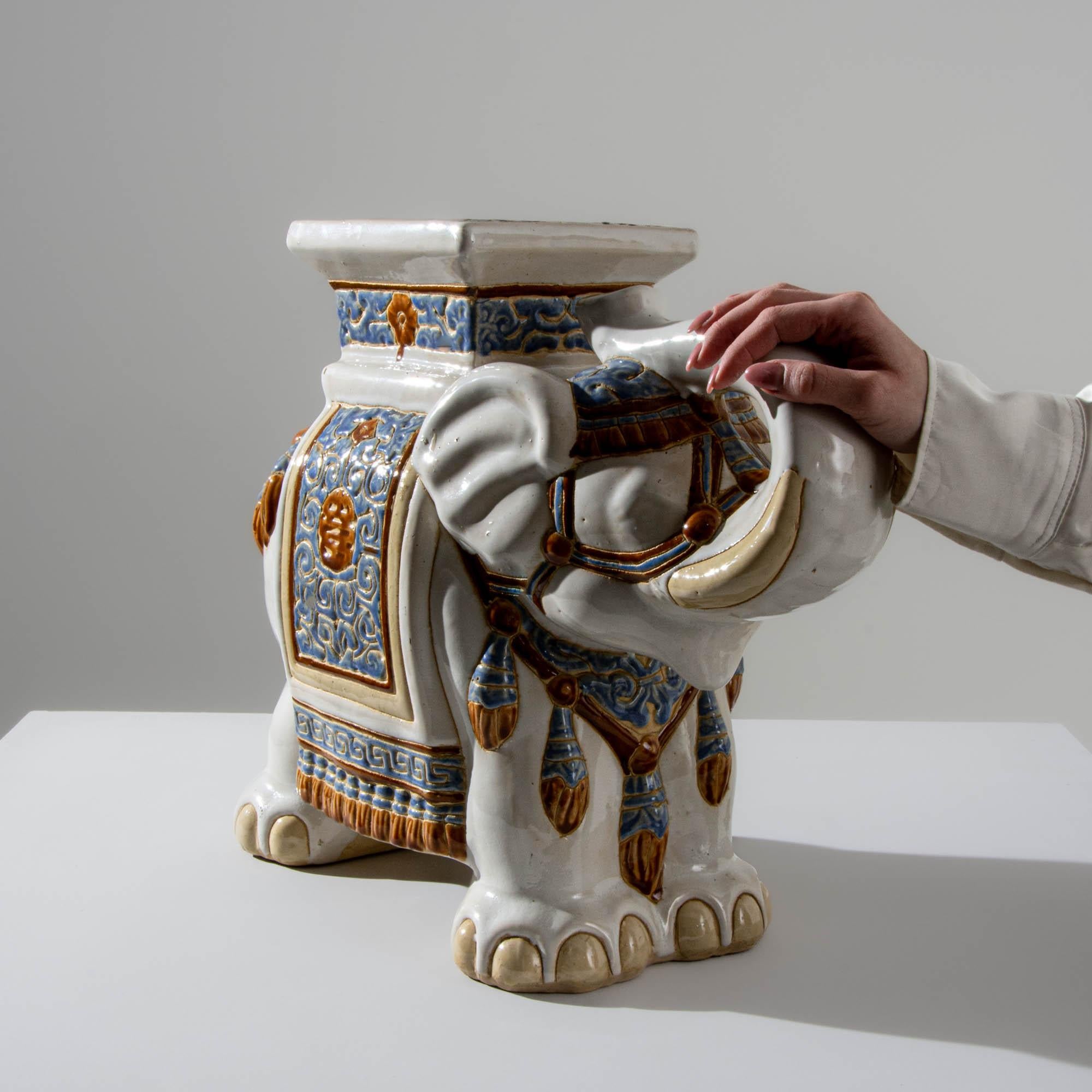large ceramic elephant