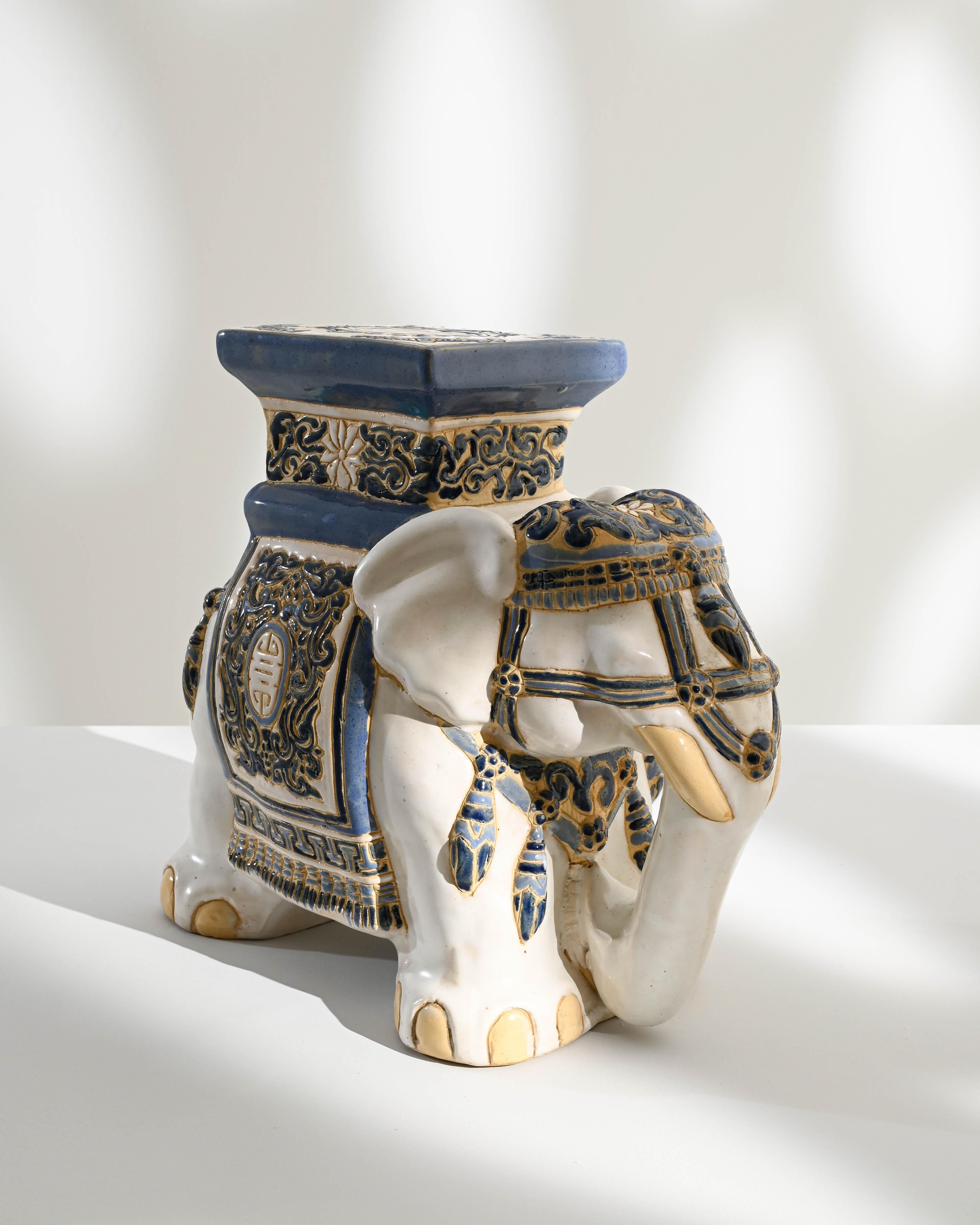 1960s French Ceramic Elephant 1