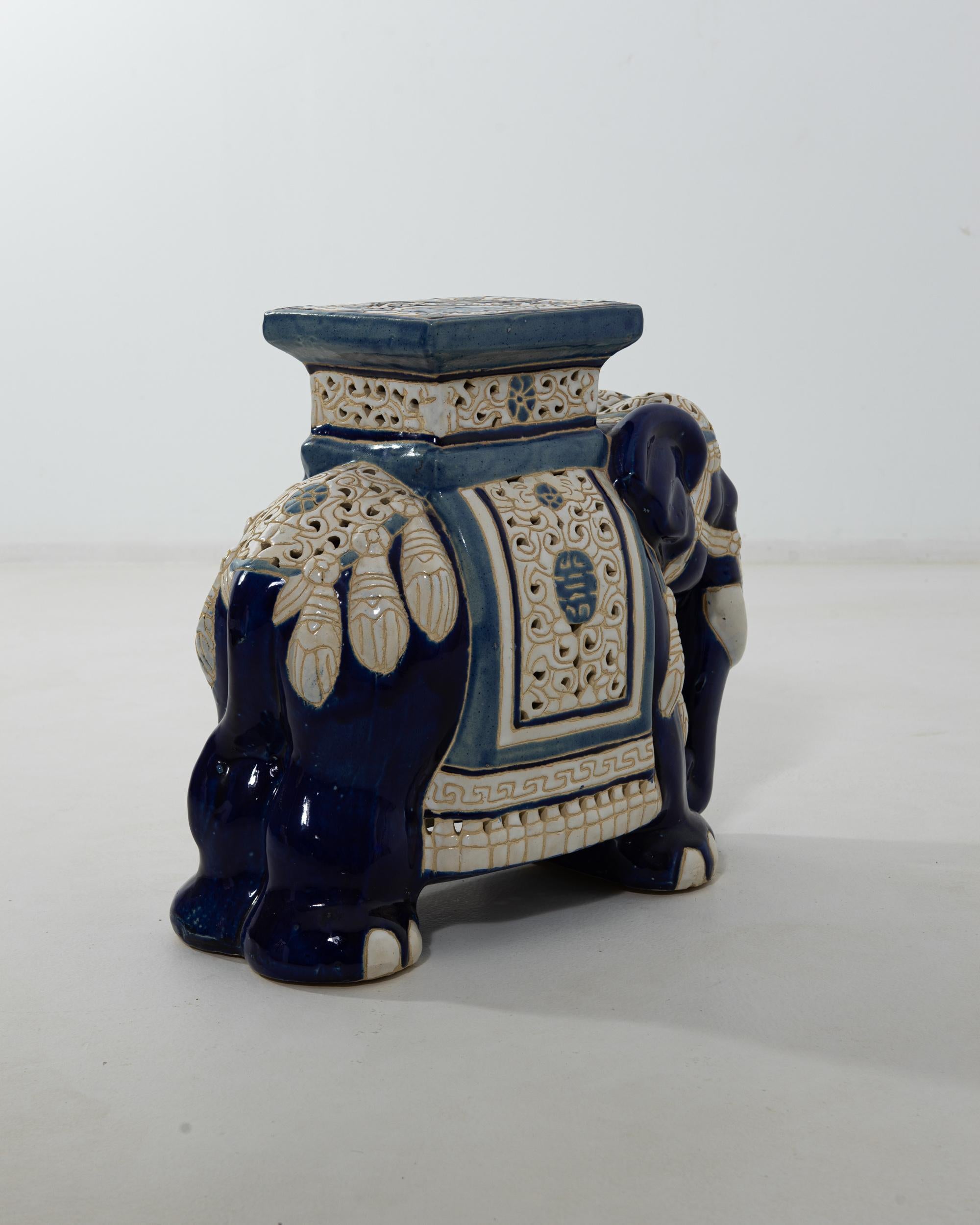 1960s French Ceramic Elephant 1