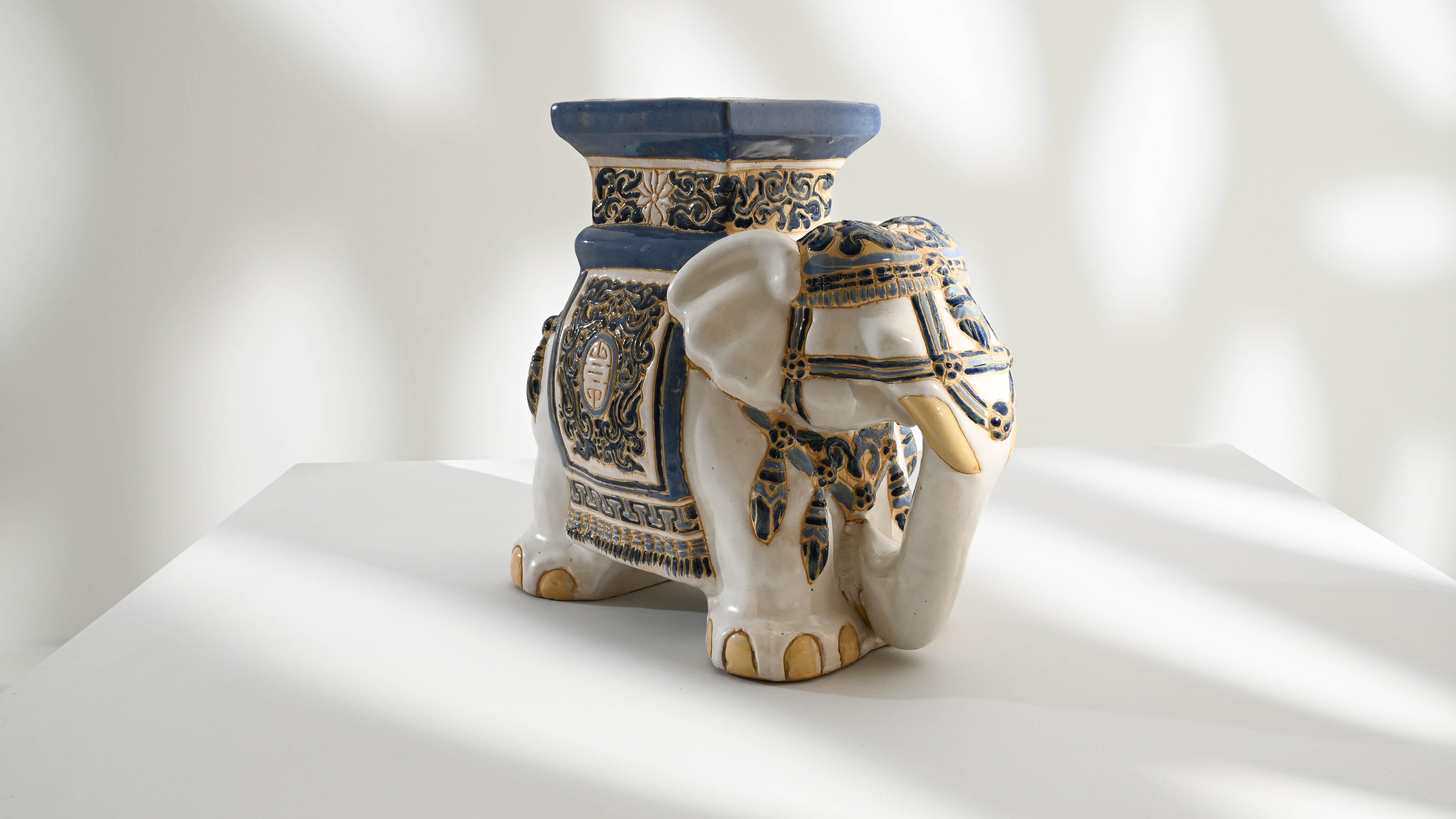 1960s French Ceramic Elephant 2