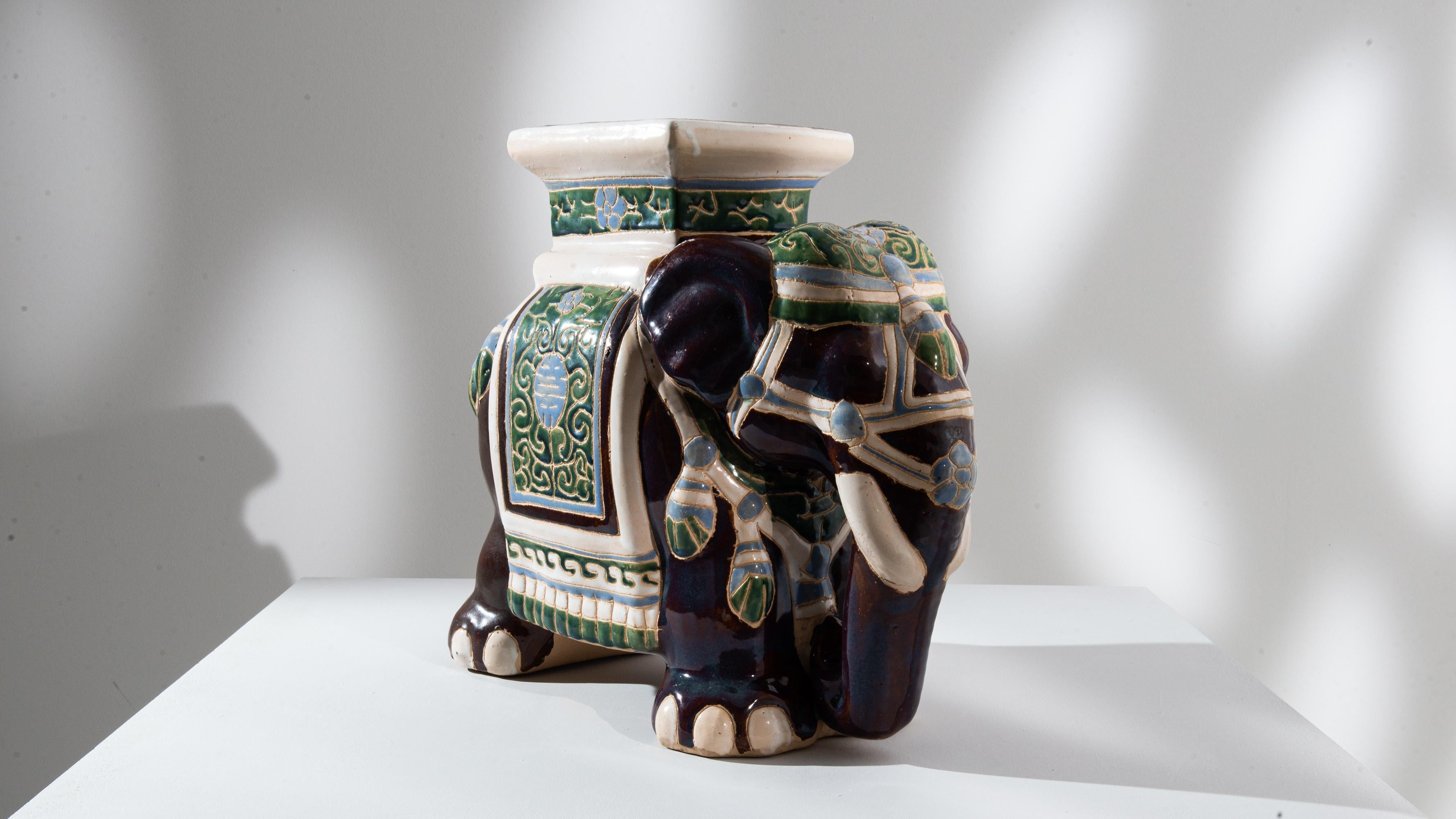 1960s French Ceramic Elephant 2