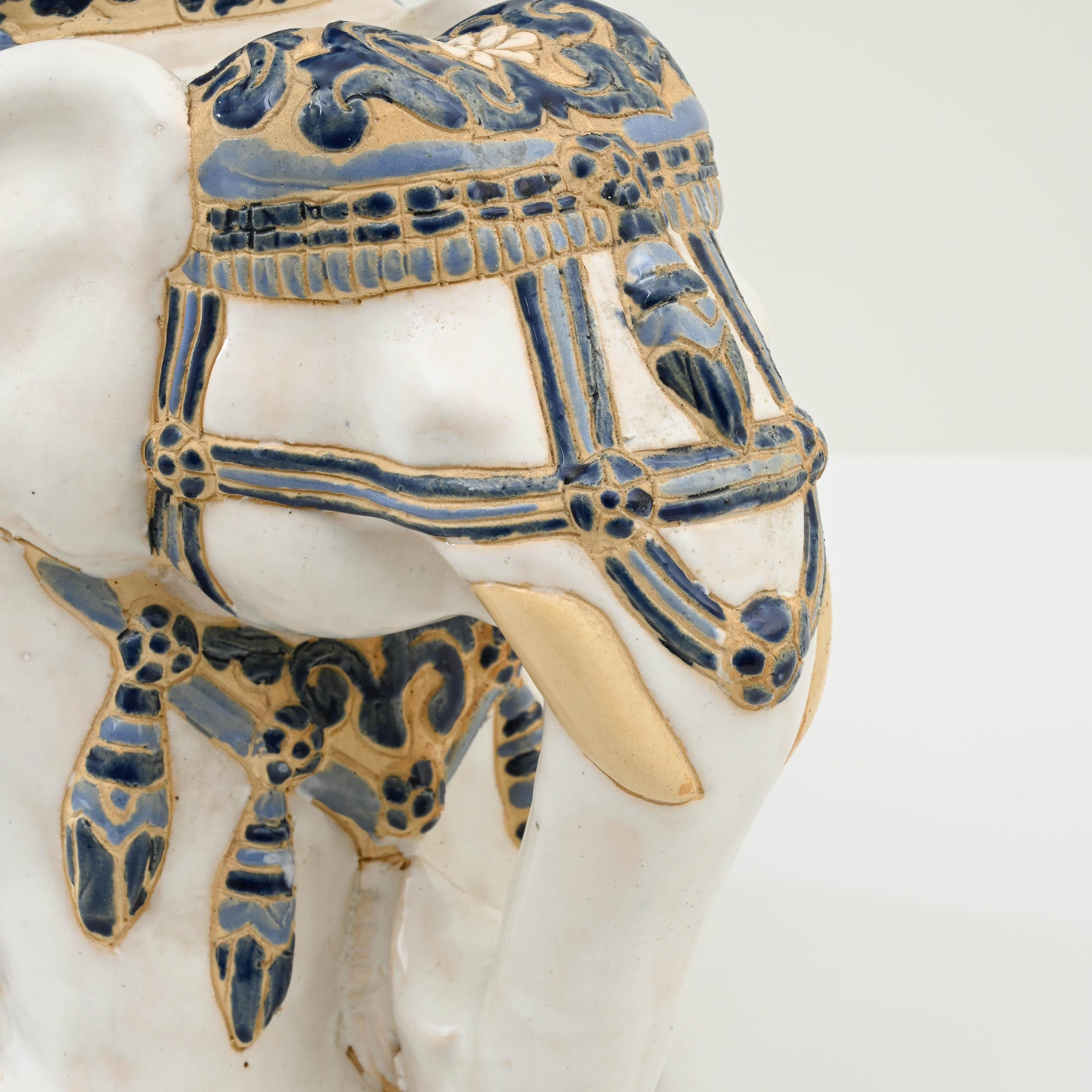1960s French Ceramic Elephant 3