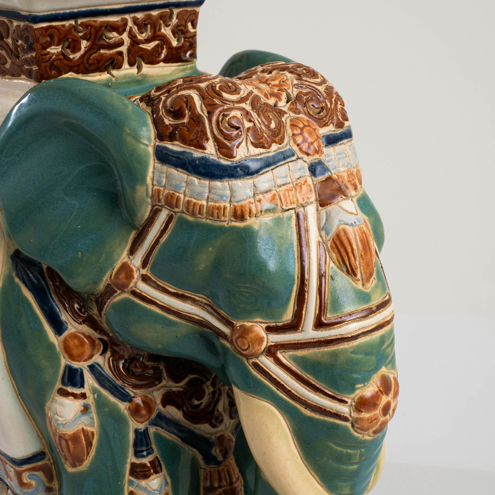 1960er Jahre Französisch Keramik Elefant 2