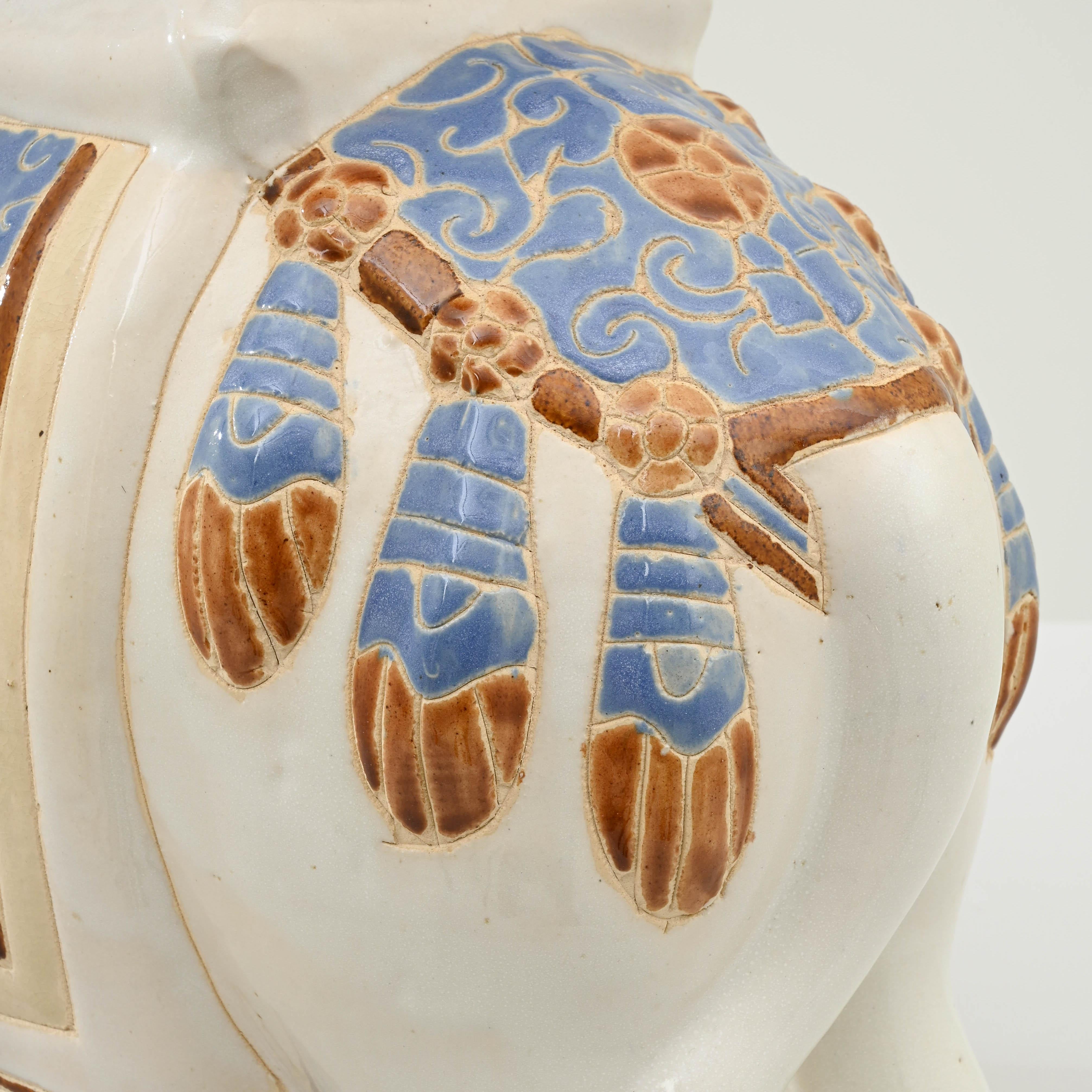 1960s French Ceramic Elephant 1