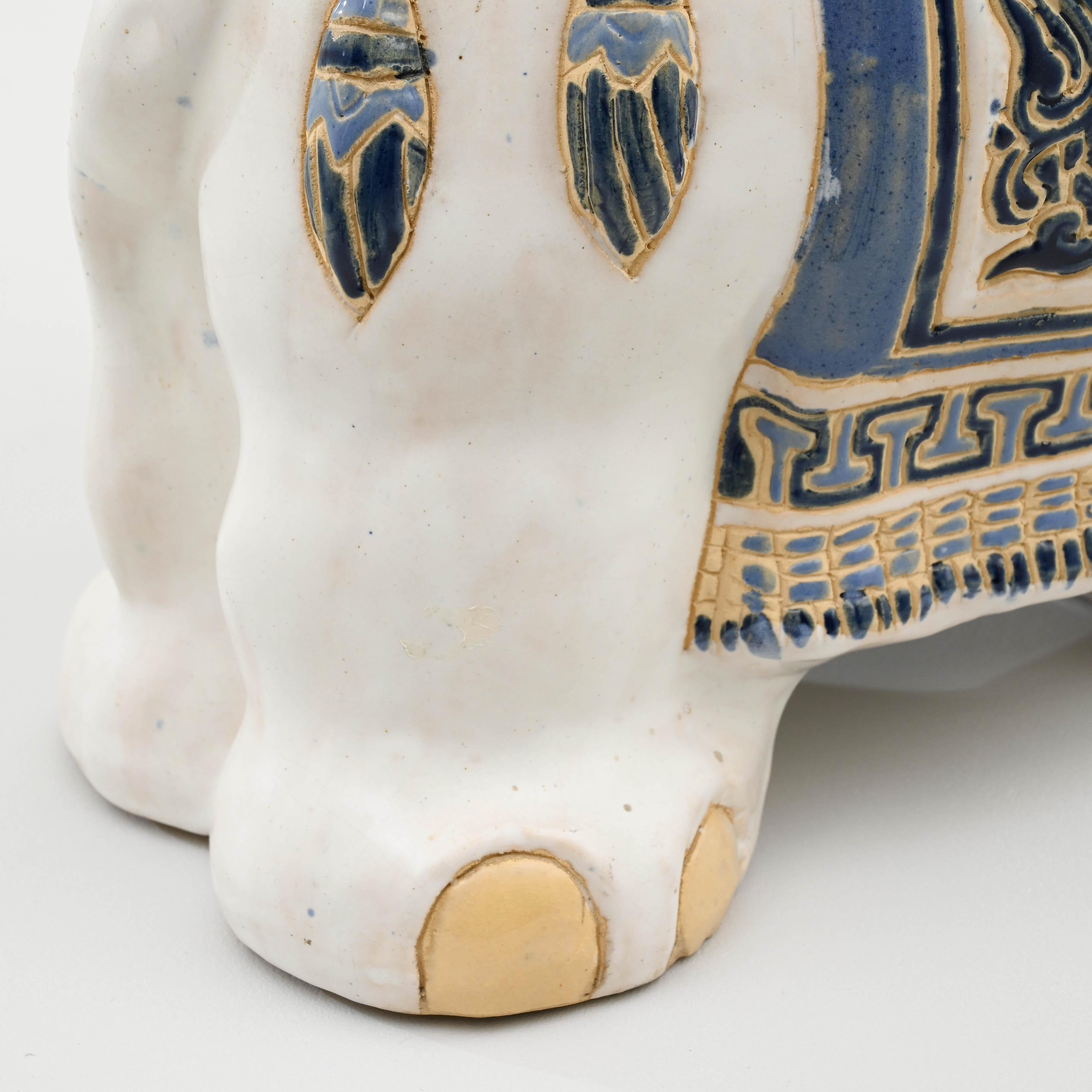 1960s French Ceramic Elephant 4