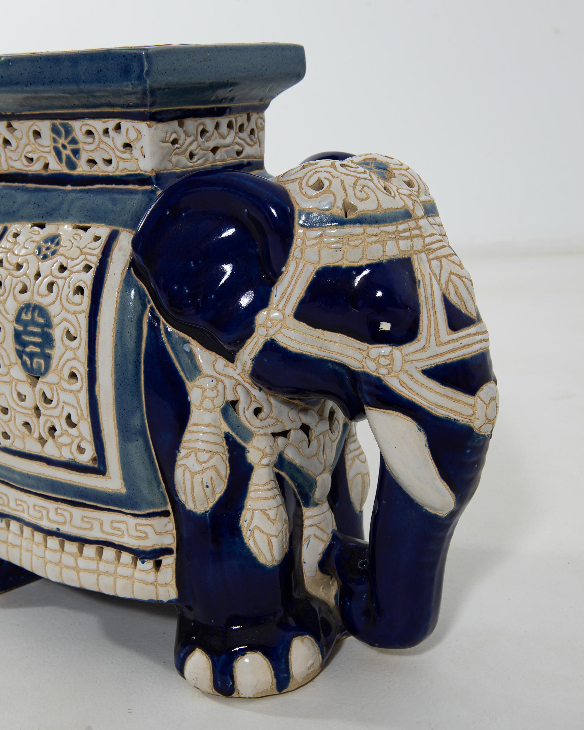 1960s French Ceramic Elephant 4