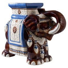 1960s French Ceramic Elephant