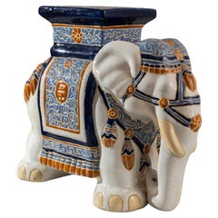 1960s French Ceramic Elephant