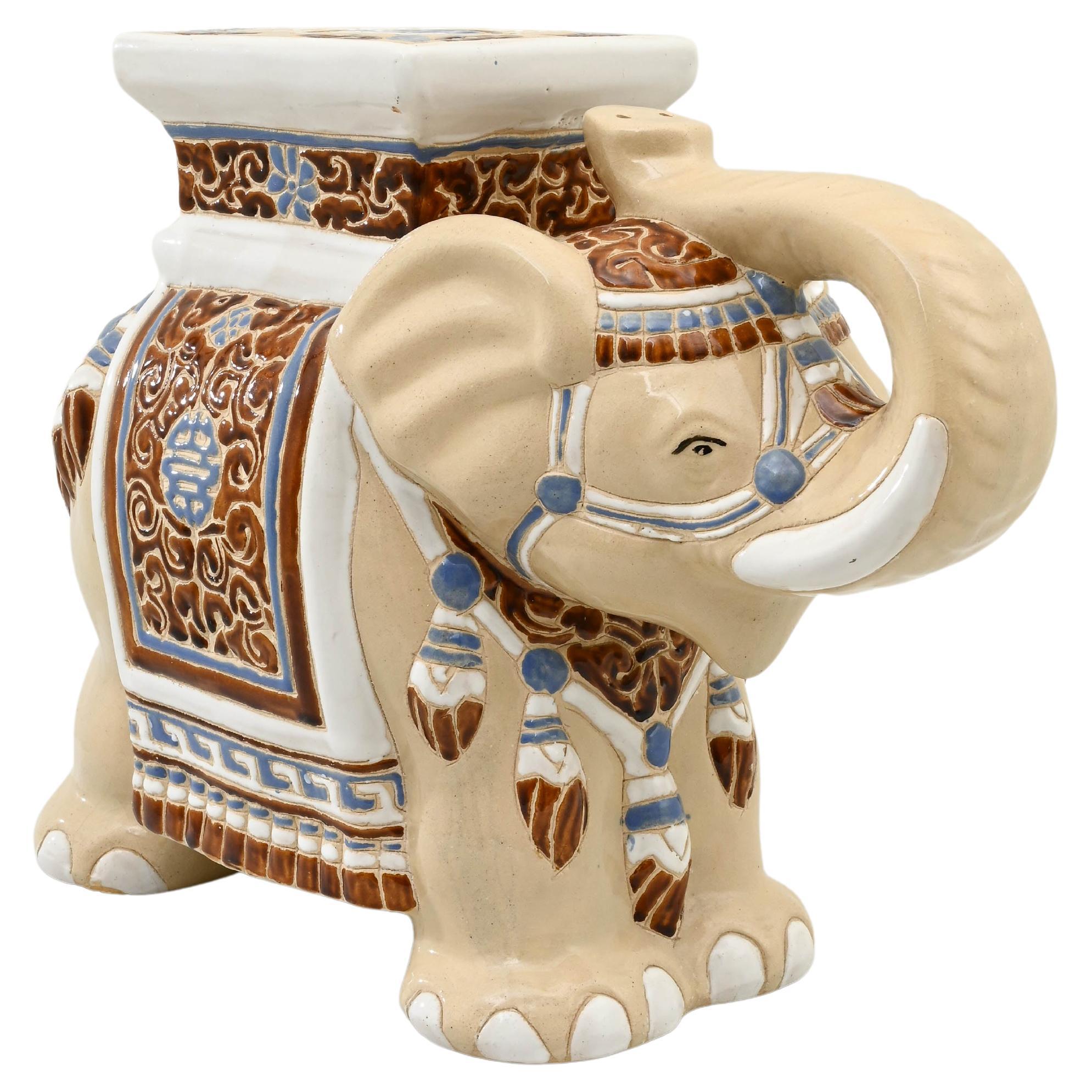 1960s French Ceramic Elephant