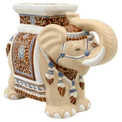 Used 1960s French Ceramic Elephant