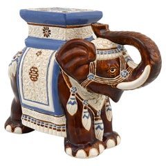 1960s French Ceramic Elephant