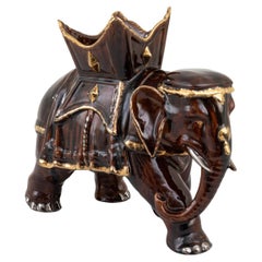 1960s French Ceramic Elephant