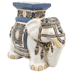 1960s French Ceramic Elephant