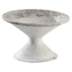 Antique 1960s French Concrete Planter by Willy Guhl