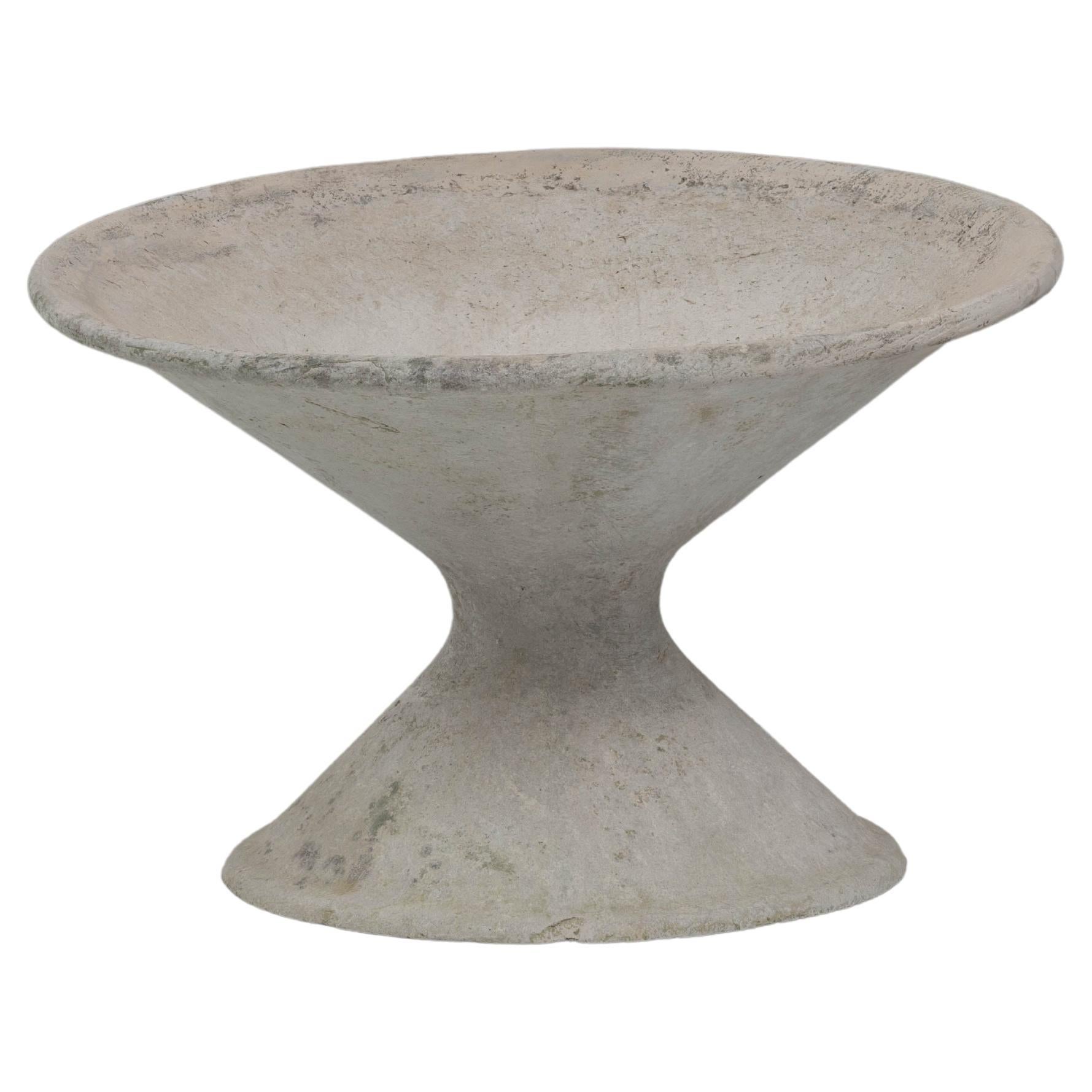 1960s French Concrete Planter By Willy Guhl For Sale