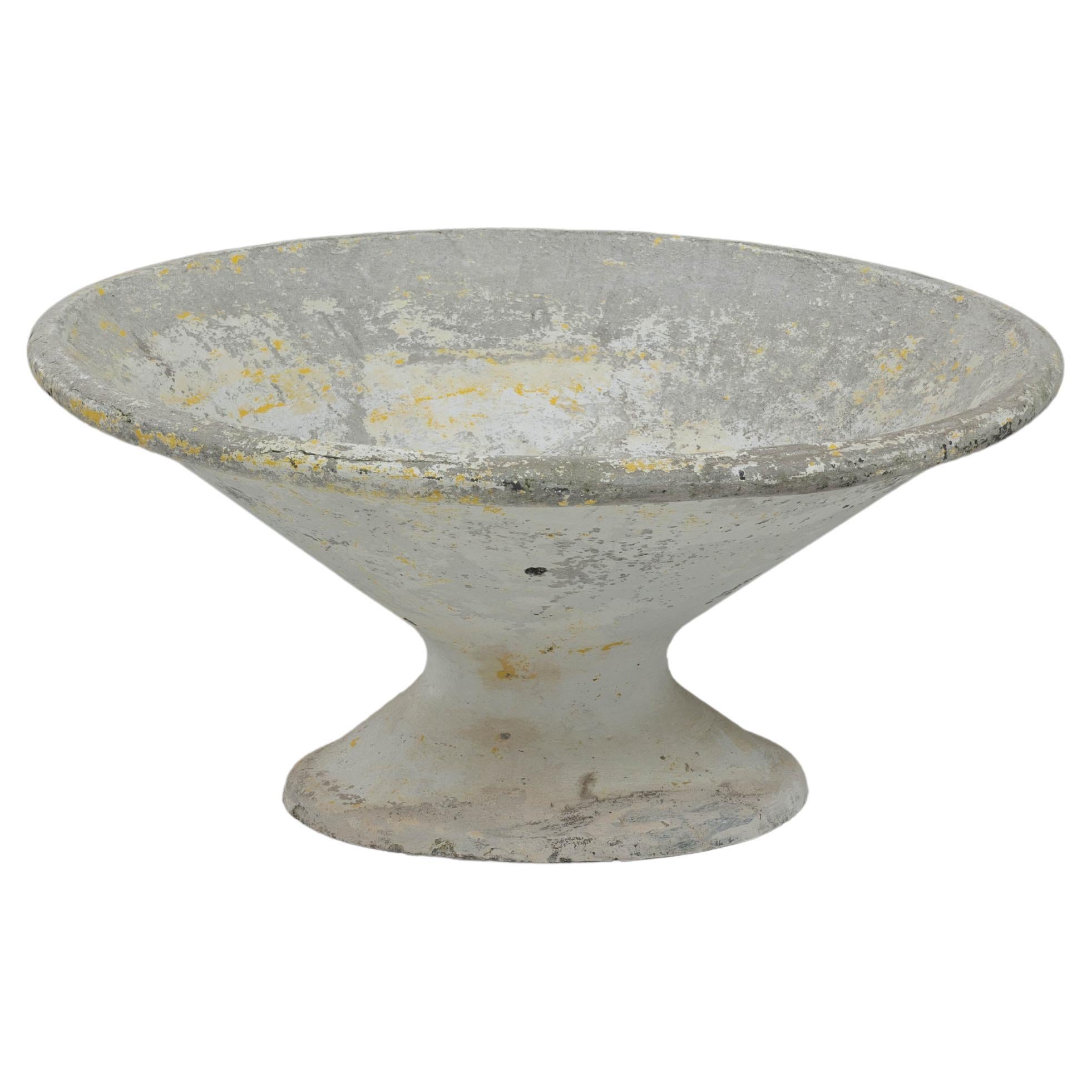 1960s French Concrete Planter By Willy Guhl For Sale