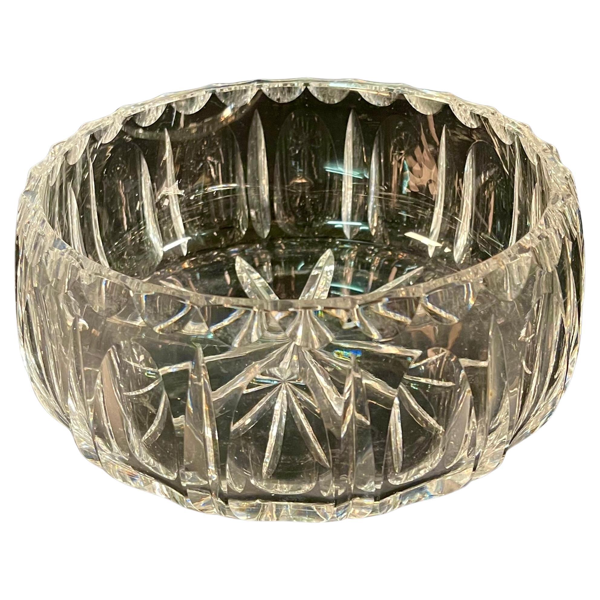 1960s French Crystal Saint Louis Credited Centerpiece