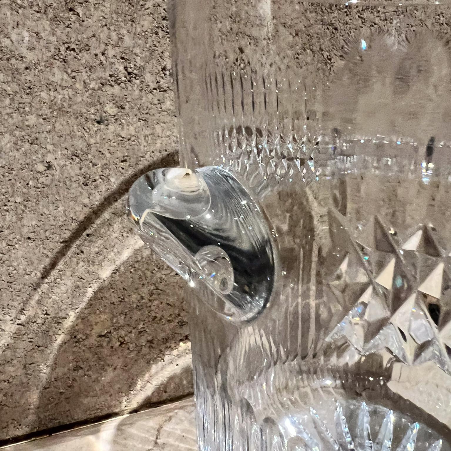 1960er Jahre Französisch Schliff Kristall Champagner Eiskübel Baccarat im Angebot 5