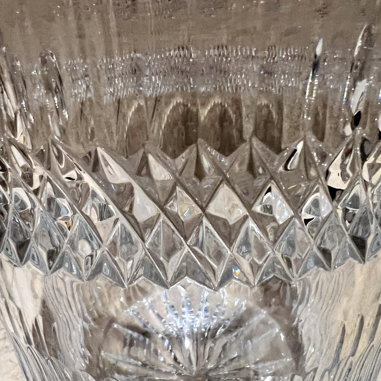 1960er Jahre Französisch Schliff Kristall Champagner Eiskübel Baccarat im Angebot 6