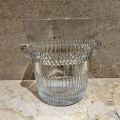 1960s French Cut Crystal Champagne Ice Bucket Baccarat