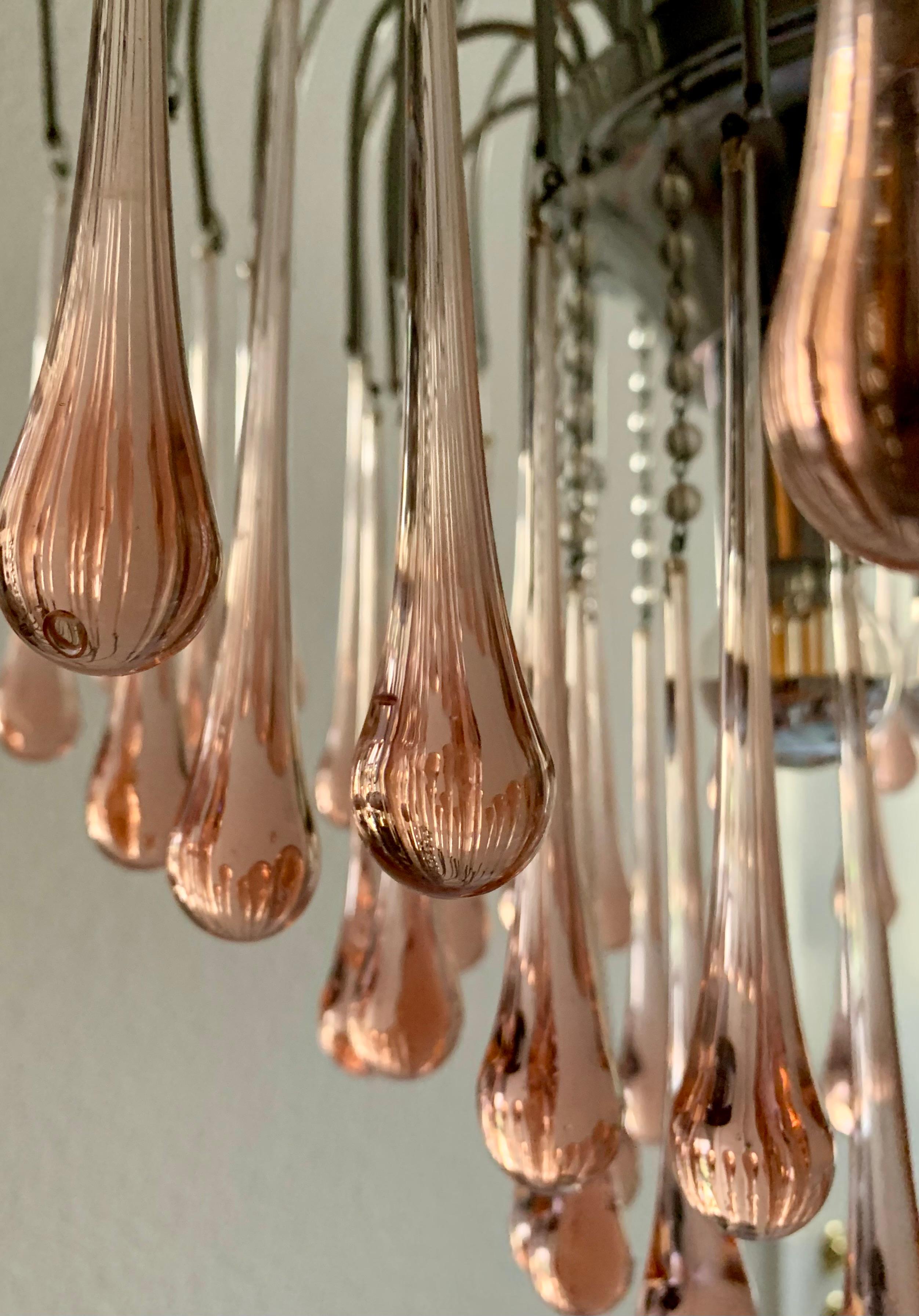 Fine XX secolo Lampadario di Murano 