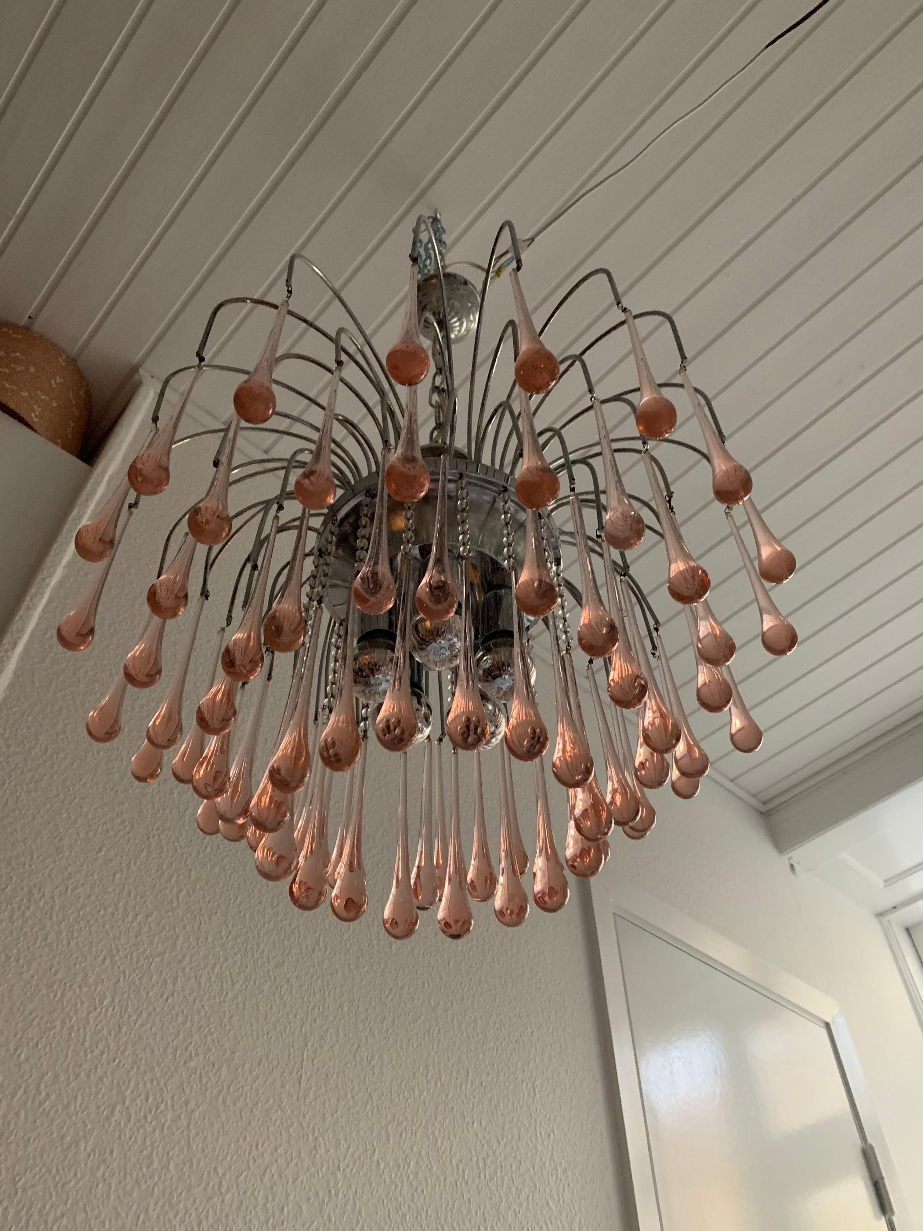 Vetro Lampadario di Murano 