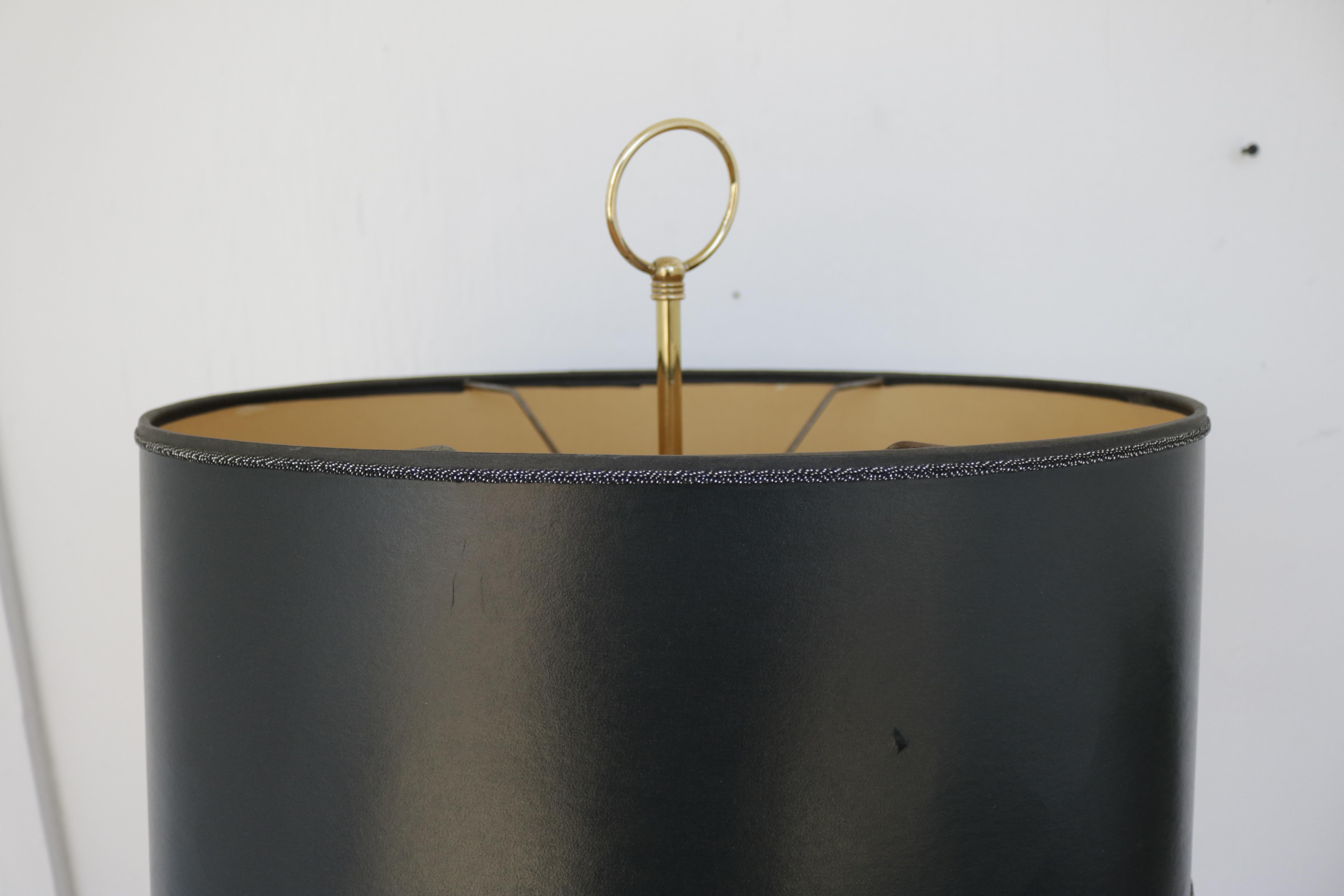 Mid-Century Modern 1960s French Floor Lamp in Brass