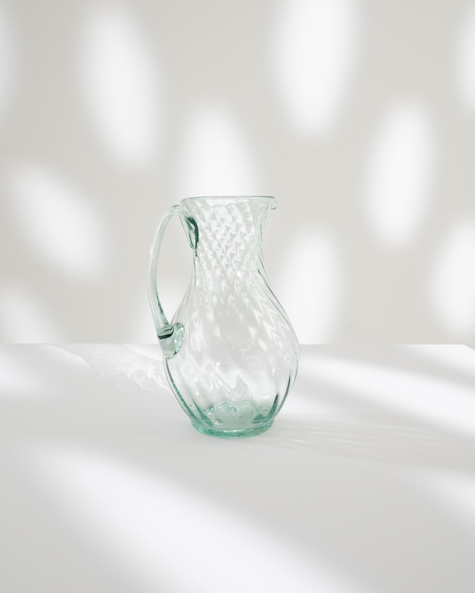 1960s French Glass Jug 1