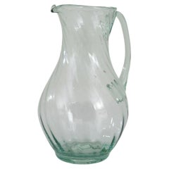 Vintage 1960s French Glass Jug