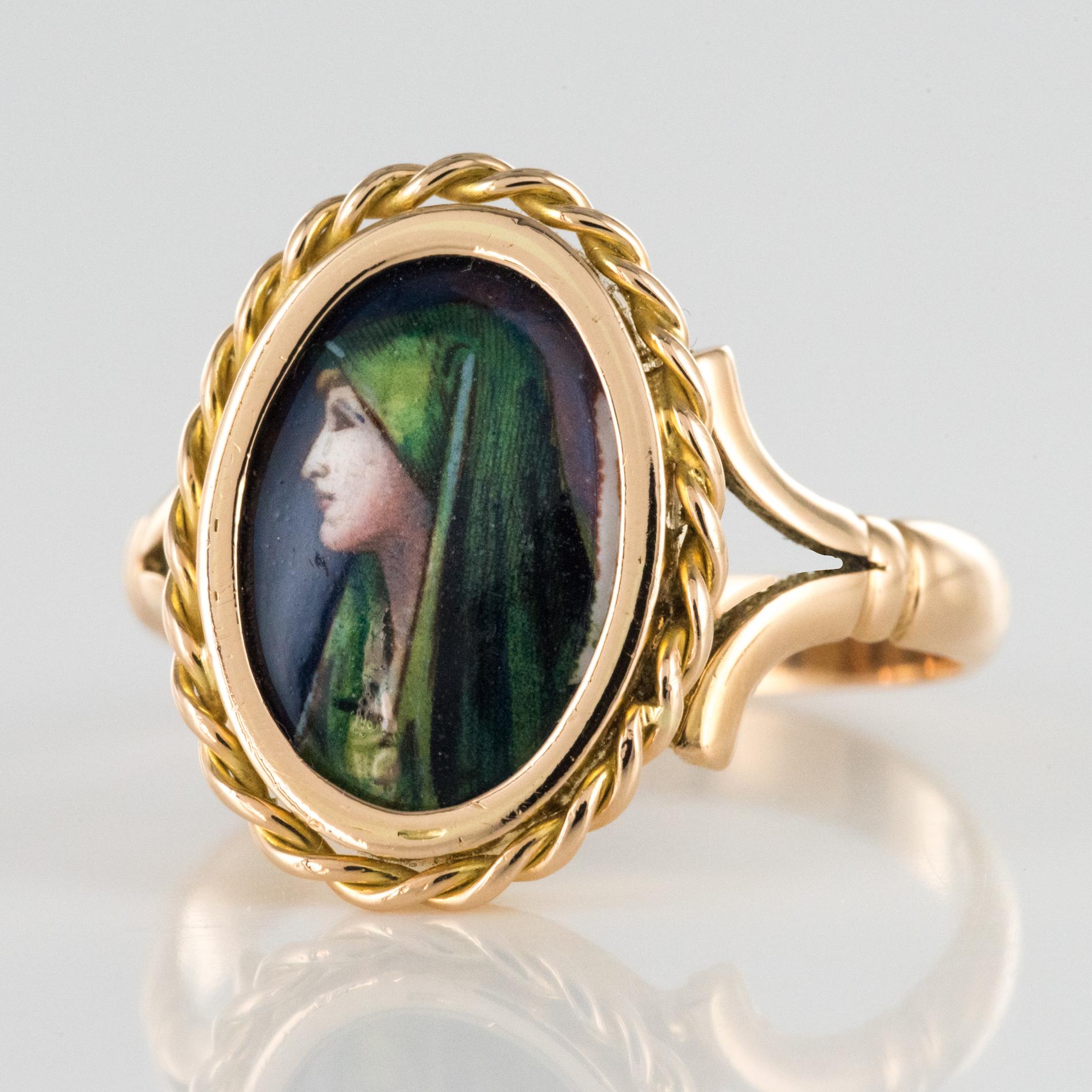 french gold ring