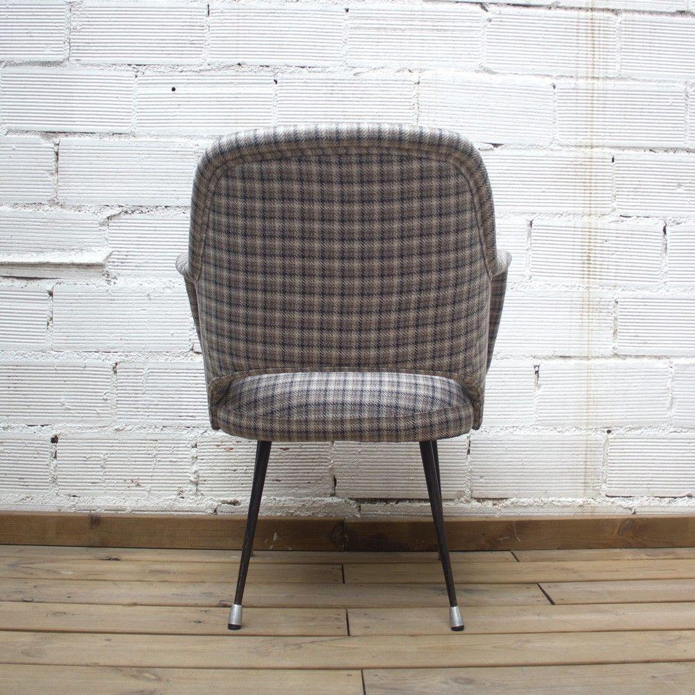 Metal 1960s French Lounge Chair For Sale