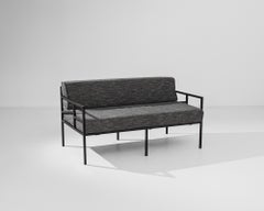 Französisches Metall-Sofa aus den 1960er Jahren