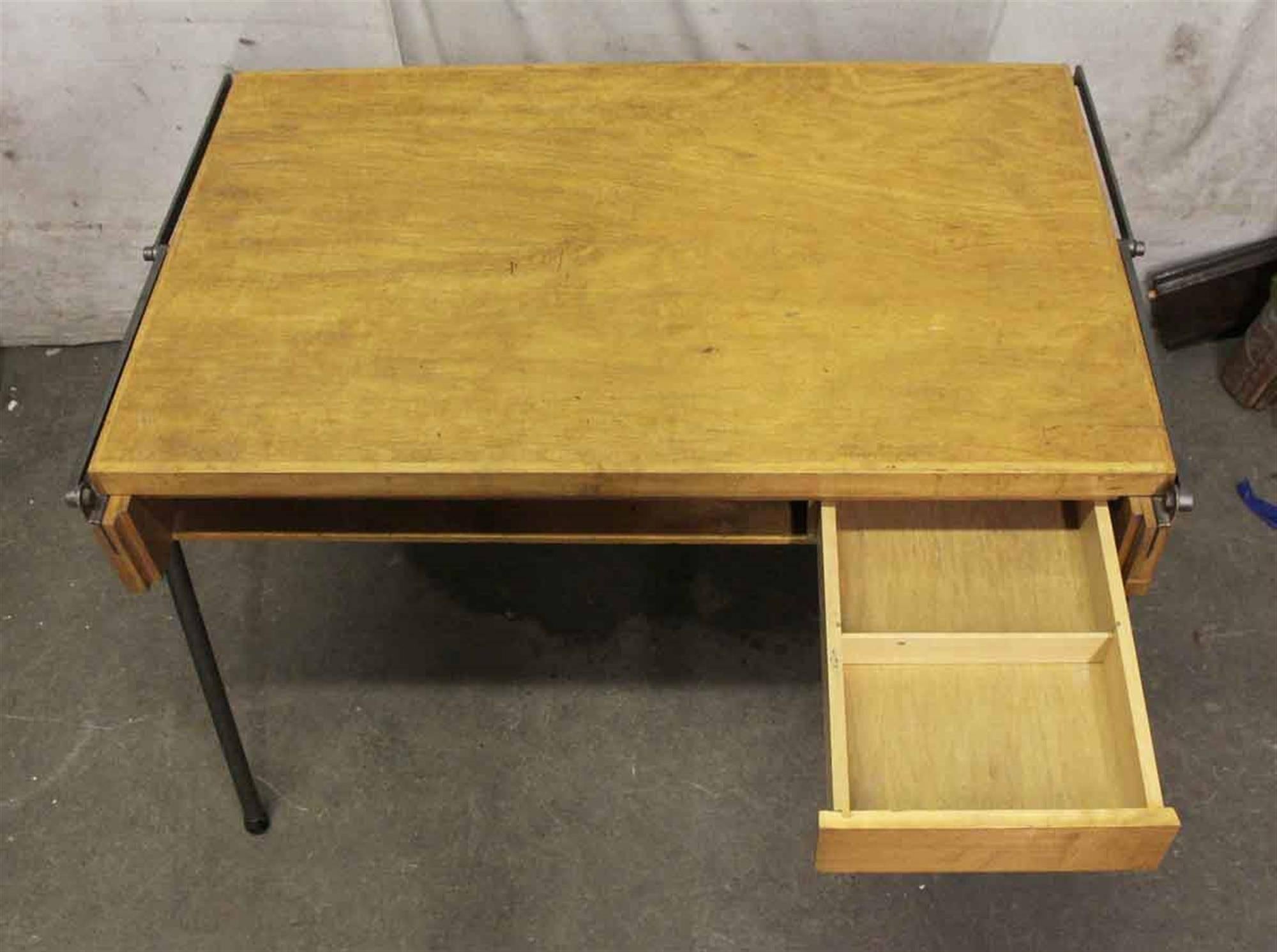 mid century modern drafting table