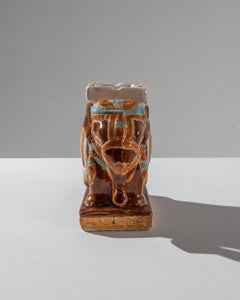 1960s French Miniature Ceramic Elephant