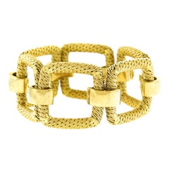 1960s French Mod Gold Bracelet