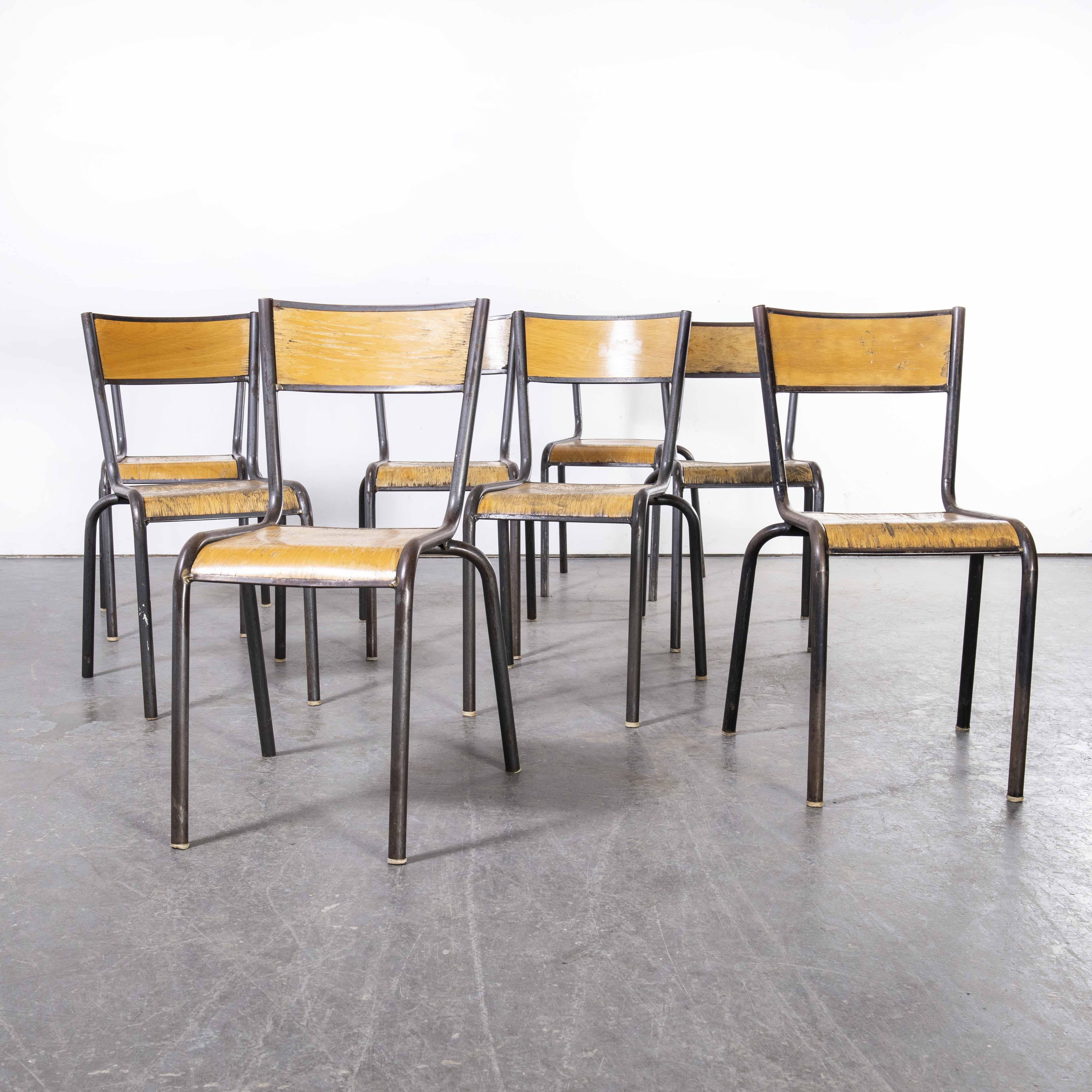 1960’s French Mullca stacking chair 510 – graphite Frame – Set of eight
1960’s French Mullca stacking chair – graphite frame – pair. One of our most favourite chairs, in 1947 Robert Muller and Gaston Cavaillon created the company that went on to